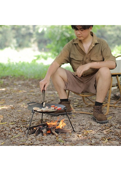 Çok Işlevli Barbekü Tepsi Rafı Tencere Rafı Taşınabilir Ayarlanabilir Üç Ayaklı Barbekü Rafı Kamp Malzemeleri (Yurt Dışından) fiyatları