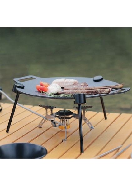 Çok Işlevli Barbekü Tepsi Rafı Tencere Rafı Taşınabilir Ayarlanabilir Üç Ayaklı Barbekü Rafı Kamp Malzemeleri (Yurt Dışından) modelleri