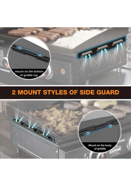 22 Inç Blackstone Izgara Için Manyetik Rüzgar Koruyucular, Paslanmaz Çelik Ekranlar Alevi Korur, Izgara Aksesuarları - 22 Inç (Yurt Dışından) indirimleri