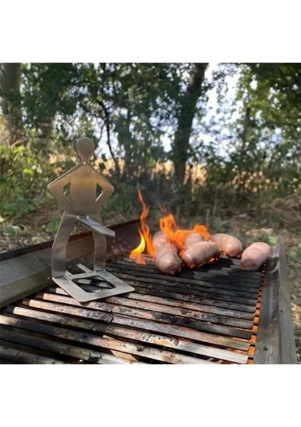 Adet Komik Barbekü Aksesuarları Sosis Standı Tutucu Taşınabilir Barbekü Rafı Paslanmaz Çelik Kızartma Rafı Standı 20,5 x 7,5 cm (Yurt Dışından) fiyatları