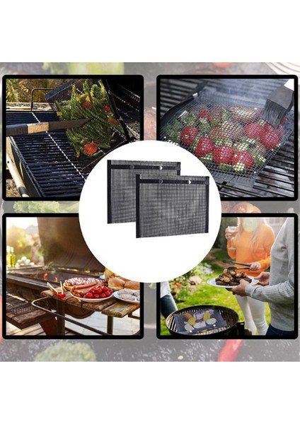 Adet Barbekü Izgara Poşeti, Barbekü, Balık Için Yeniden Kullanılabilir Izgara Poşetleri - Kömürlü ve Elektrikli Izgaralar Için Uygundur (Yurt Dışından) modelleri