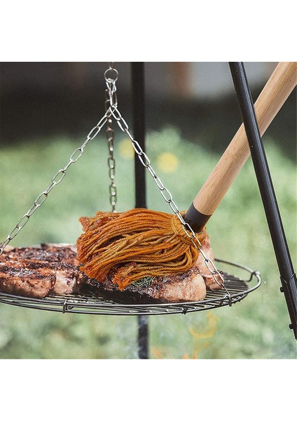 Set Barbekü Paspası 18,3 Inç Barbekü Paspas Fırçası Izgara Fırçası Ahşap Uzun Saplı Izgara Fırçası Soslu Barbekü Tütsülenmiş Biftek Için (Yurt Dışından) indirimleri