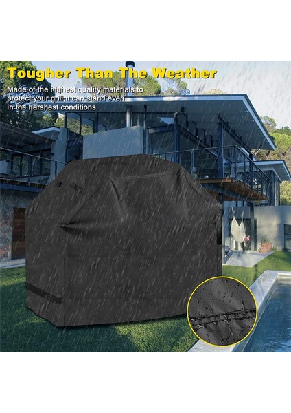 Izgara Örtüsü, Barbekü Örtüsü, Su Geçirmez ve Uv Dayanıklı, Gazlı Izgara Örtüsü, Kullanışlı Dayanıklı Ripstop 145X61X117CM (Yurt Dışından) indirimleri