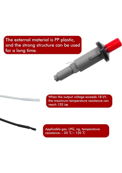 WEBER/7510 Genesis Silver/gold/a & B&c Gazlı Izgara Modelleri ve Spirit E-210/200/300 Izgara Için Izgara Ateşleyici Yedek Kiti (Yurt Dışından) fırsatları