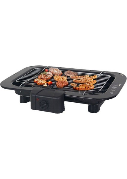 Elektrikli Kapalı Izgara Dumansız Elektrikli Kapalı Izgara Barbekü, Çıkarılabilir Izgara Ağı ve Yapışmaz Tava 2200W Ab Fişi (Yurt Dışından) fiyatları