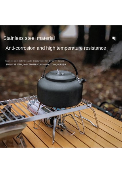 Açık Hava Çizgili Barbekü Izgarası Barbekü Uzun Paslanmaz Çelik Tencere Katlanır Braket Taşınabilir Raf Drenaj Rafı (Yurt Dışından) indirimleri