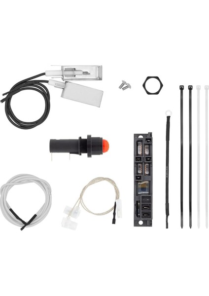 Weber Summit Silver B - 4 Brülörlü Gazlı Izgaralar Için 42322 Izgara Ateşleyici Kiti, Modül, Kablolar ve Çıkış Kıvılcım Jeneratörü ile Birlikte Gelir (Yurt Dışından)