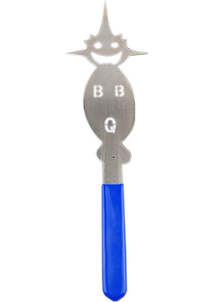 6'sı 1 Arada Barbekü Çatalı Paslanmaz Çelik Çok Işlevli Iki Dişli Meyve Sebze Et Barbekü Izgarası Açık Hava Kamp B (Yurt Dışından)