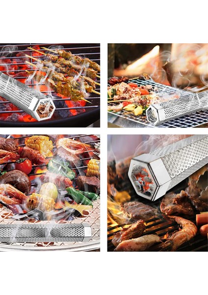 12 Inçlik Pelet Tütsüleme Borusu Seti 5 Saatlik Sıcak Soğuk Tütsüleme Izgarası Için Ağır Hizmet Tipi Paslanmaz Çelikten Üretilmiş Duman Borusu Jeneratörü (Yurt Dışından) fiyatları