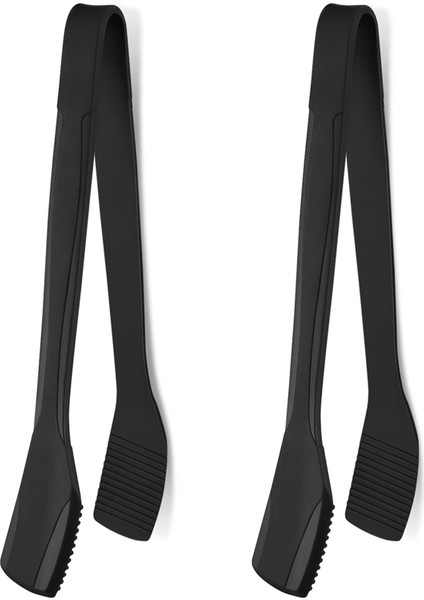 Adet Silikon Mutfak Maşası 11 Inç Mutfak Maşası Silikon Uçlu Yemek Pişirme Servis Maşası Tost Maşası Salata Maşası B (Yurt Dışından)