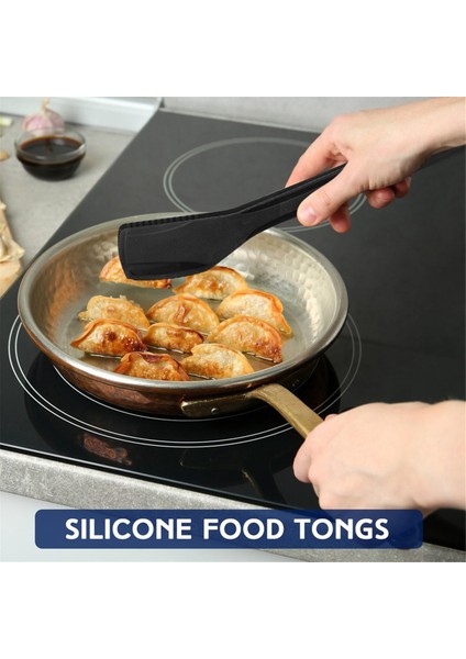 Adet Silikon Mutfak Maşası 11 Inç Mutfak Maşası Silikon Uçlu Yemek Pişirme Servis Maşası Tost Maşası Salata Maşası B (Yurt Dışından) fırsatları