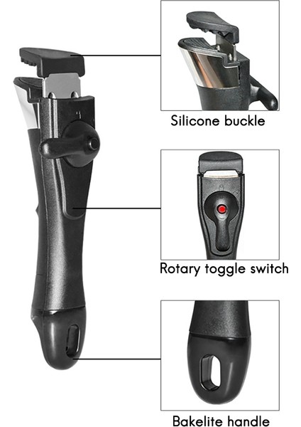 1 Adet Evrensel Tava Sapı Tencere Yedek Tencere Sapı Wok Klipsi Sapı Haşlanmaya Karşı Dayanıklı Çıkarılabilir Sap (Yurt Dışından) indirimleri