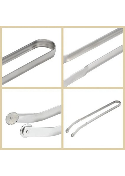 Barbekü Sosis Çevirme Maşası Barbekü Maşası Cımbız Sağlam Servis Maşası Metal Yemek Maşası Izgara Için Mutfak Pişirme Maşası 2 Adet (Yurt Dışından) modelleri