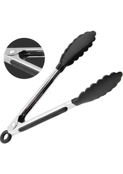 Paslanmaz Çelik Silikon Mutfak Maşası Barbekü Klipsi Salata Pişirme Aleti Yemek Servis Maşası Mutfak Aletleri Parçaları (Yurt Dışından) modelleri