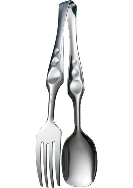 Paslanmaz Çelikten Yapılmış Barbekü Maşaları Metalden Yapılmış Pizza Izgara Gereçleri Maşaları Pişirme Maşaları (Yurt Dışından)