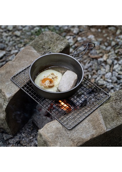 Titanyum Mini Barbekü Izgarası Kömürlü Barbekü Izgarası Gıda Karbon Fırını Gazlı Izgara Kamp Plaj Piknik Pişirme Aletleri Ekipman (Yurt Dışından) fiyatları