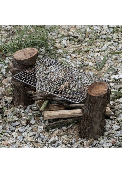 Titanyum Mini Barbekü Izgarası Kömürlü Barbekü Izgarası Gıda Karbon Fırını Gazlı Izgara Kamp Plaj Piknik Pişirme Aletleri Ekipman (Yurt Dışından) indirimleri