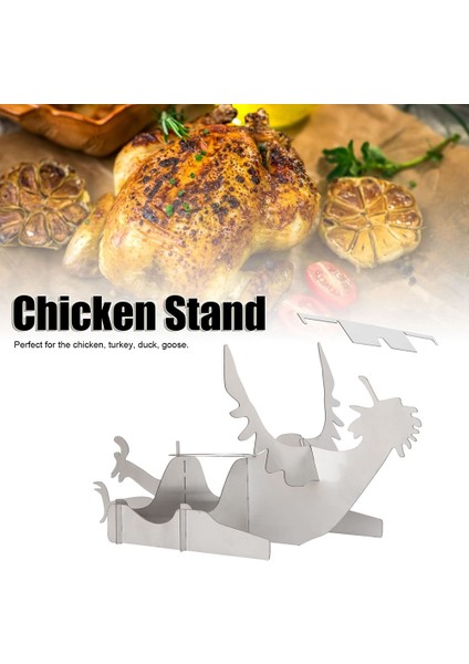 Adet Barbekü Tavuk Izgarası - Kamp ve Aile Toplantıları Için Bira Tutuculu Taşınabilir Paslanmaz Çelik Izgara Tutucu - Ayaklı Izgara (Yurt Dışından) indirimleri
