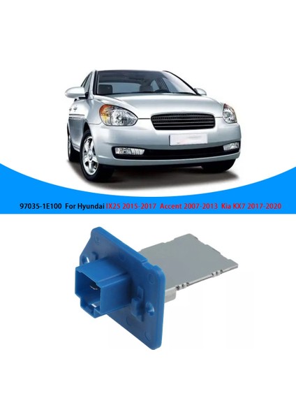 Hyundai IX25 Accent Kia Kx7 Klima Isıtıcı Hız Düzenleme Direnci Için 970351E100 Üfleyici Direnç Modülü (Yurt Dışından) fiyatları