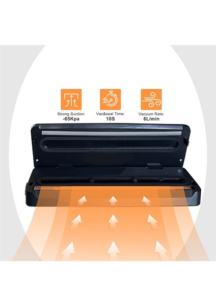 Vakum Paketleme Makinesi, 60KPA Kuru ve Nemli Gıda Vakum Paketleme Makinesi 10 Vakum Paketleme Poşeti Içerir Abd Fişi (Yurt Dışından) indirimleri