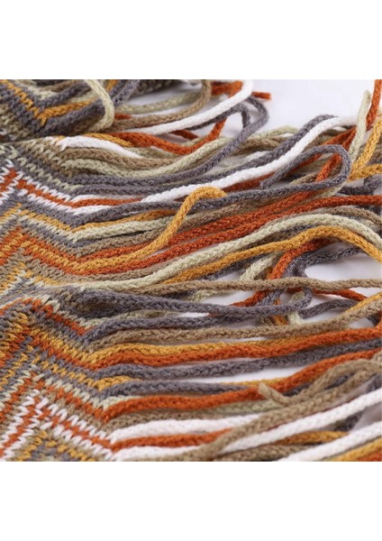 Ev Boho Kanepe Yataklı Kanepe Battaniyesi Çiftlik Evi Kır Evi Dekoru Püsküllü Yumuşak Sıcak Rahat Örgü Battaniye Stil B (Yurt Dışından) fiyatları