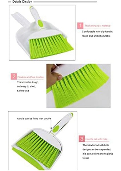 Mini Süpürge ve Faraş Seti, Mini Çırpma Teli Seti, Masa, Ev Işleri, Ofis, Mutfak, Evcil Hayvan Yuvası Vb. Için, Günlük Temizlik Ihtiyacı (Yurt Dışından) fırsatları