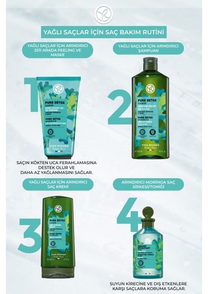 Arındırıcı 2si1 Arada Peeling ve Maske - Yağlı Saçlar / Pure Detox - Vegan -200ml