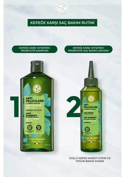 Yatıştırıcı Prebiyotik Şampuan-Kepeğe Karşı/Anti Pelliculaire-SLS,SLES içermez,Tuzsuz,Vegan-300ml