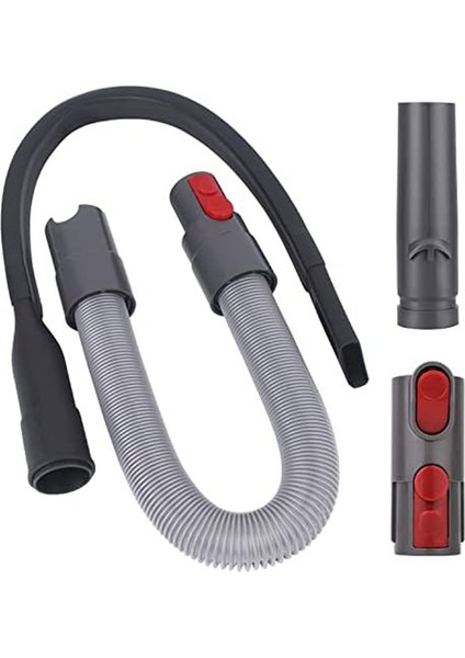 Dyson V7 V8 V10 V11 V15 Elektrikli Süpürge Parçaları Için Hortum Uzatma Ucu + Esnek Dar Alan Başlığı + Adaptör Aksesuarları (Yurt Dışından)