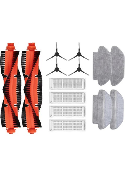 Xiaomi Mijia Robot Süpürge Paspası 2s 3c Robot Süpürge Paspası P Aksesuarları Paspas Bezi Ana Yan Fırça XMSTJQR2S STYJ02YM (Yurt Dışından)