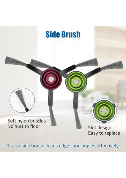 Ecovacs Deebot X1 Omni Turbo Elektrikli Süpürge Aksesuarları Ana Yan Fırça Hepa Filtre Paspas Bezi Toz Torbası Parçaları (Yurt Dışından) fırsatları