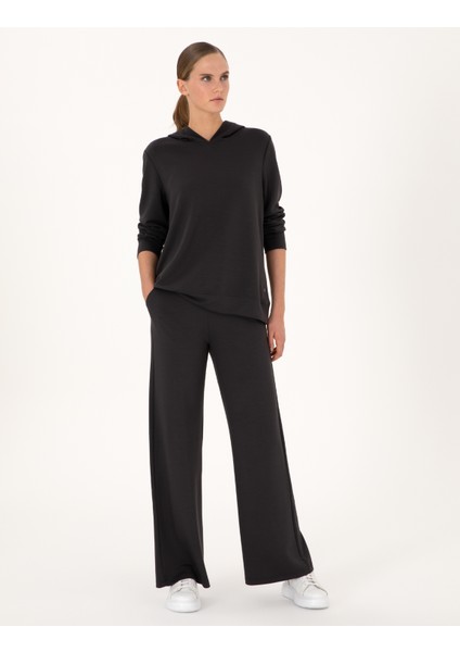 Kadın Antrasit Flare Fit Eşofman Altı 50314962-VR006