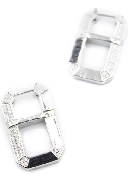 Dikdörtgen Küpe - Gümüş fiyatları