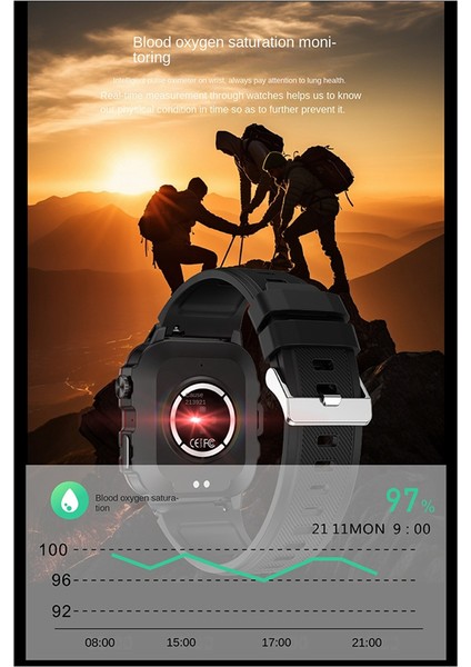 Su Geçirmez Kalp Atış Hızı Kan Oksijen Sağlık Uyku Izleme Bluetooth Telefon Ses Metal Bej (Yurt Dışından) fırsatları