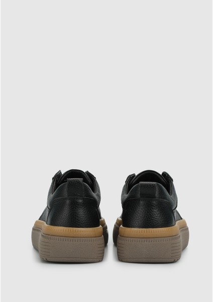Siyah Deri Kadın Sneaker fırsatları