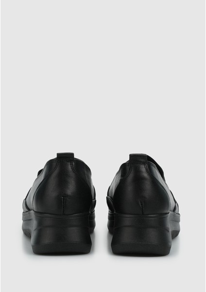 Siyah Deri Kadın Ayakkabı fırsatları