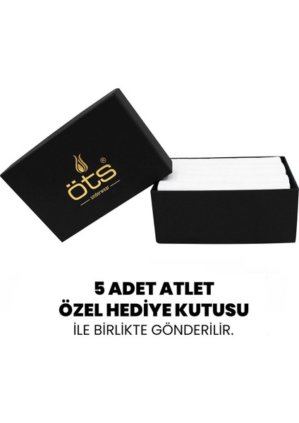 Premium 5’li Erkek Atlet Süprem - Hediye Kutulu, %100 Pamuk, Ultra Yumuşak Kumaş, Rahat Kalıp, Etiketsiz ve Kaliteli Iç Giyim fiyatları