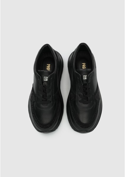 Siyah Deri Kadın Sneaker fiyatları