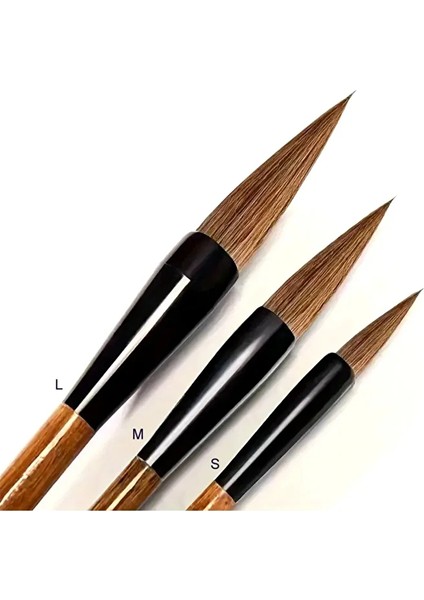 Tahrir Fırçası Seti Büyük Boy Çini, Vazo, Seramik, Sırlama, Suluboya, Çizim, Resim-üç Boy,3 Adet fiyatları