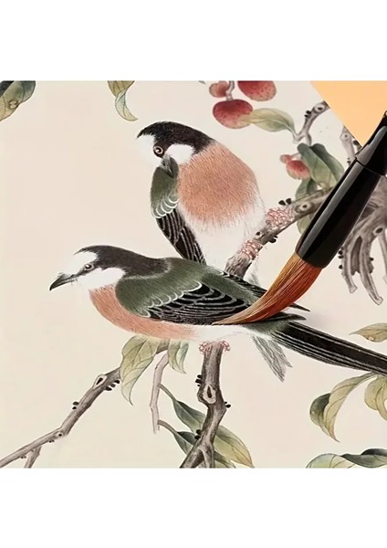 Tahrir Fırçası Seti Büyük Boy Çini, Vazo, Seramik, Sırlama, Suluboya, Çizim, Resim-üç Boy,3 Adet modelleri