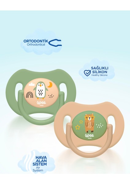 Duo Simetrik Uçlu Emzik 0-6 Ay No:1 indirimleri