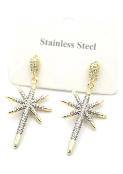 Kutup Yıldızı Küpe - Altın