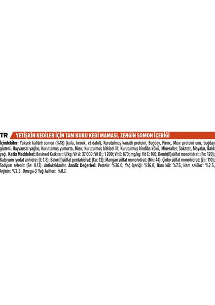 Somonlu Yetişkin Kedi Maması - 1,5 Kg fırsatları