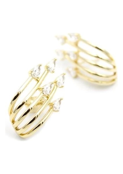 Taşlı Küpe - Altın fiyatları