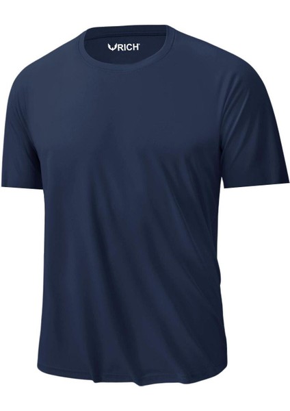 Erkek 3'lü Paket %100 Pamuk Slim Fit Sporcu Tişört Basic Bisiklet Yaka Kısa Kollu T-Shirt fırsatları