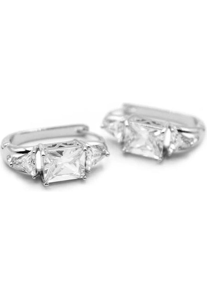 Baget Taşlı Küpe - Gümüş fiyatları