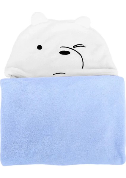 We Bare Bears Kontrast Renkli Katlanabilir Battaniye Yeni Seri fiyatları