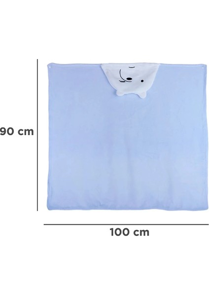 We Bare Bears Kontrast Renkli Katlanabilir Battaniye Yeni Seri modelleri