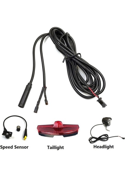 Tongsheng Tsdz2 TSDZ2H Orta Tahrikli Motorlar Için Hız Sensörü 1t2 Ön ve Arka Far Kablosu (Yurt Dışından) fiyatları