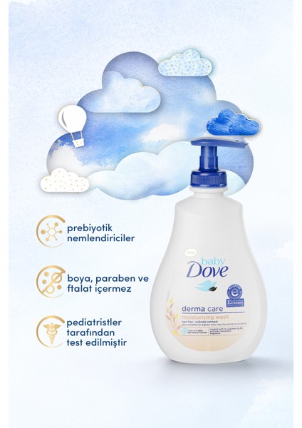 Derma Care Hassas ve Kuru Ciltler Için Bebek Saç ve Vücut Şampuanı 400 ml fiyatları